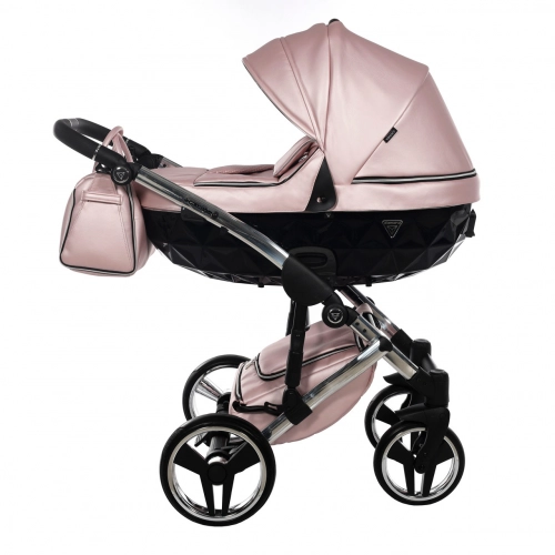 Junama Fluo Line Col.06 Pink Bērnu rati 3in1