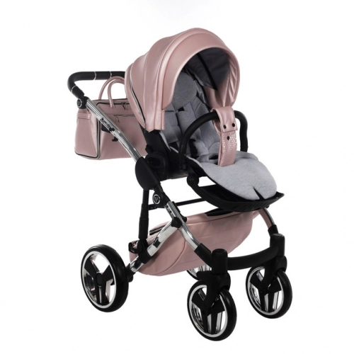 Junama Fluo Line Col.06 Pink Bērnu rati 3in1