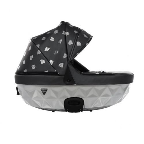 Junama Glow col.4 Graphite silver Bērnu ratiņi 3 in 1