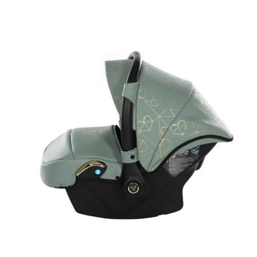Junama Heart 03 Green gold Bērnu rati 3in1