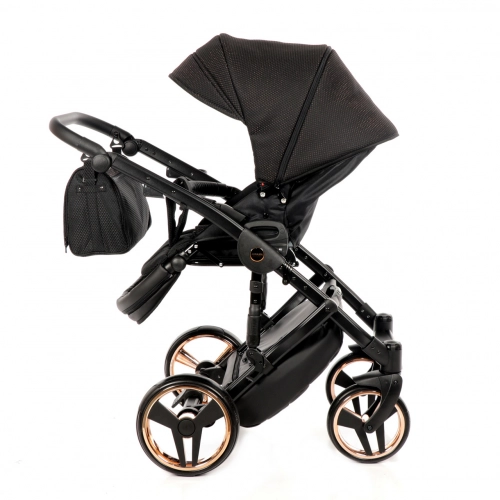 Junama Mirror Col.01 Rose gold Bērnu rati 3in1
