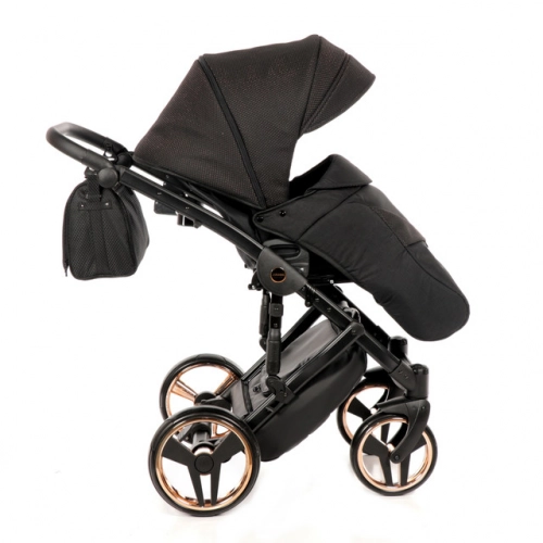 Junama Mirror Col.01 Rose gold Bērnu rati 3in1