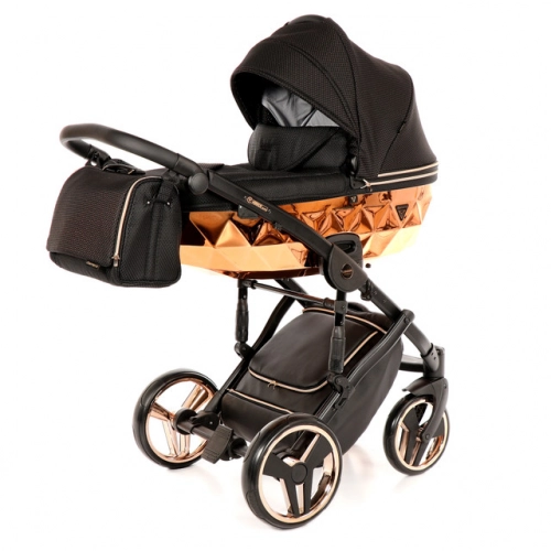 Junama Mirror Col.01 Rose gold Bērnu rati 3in1