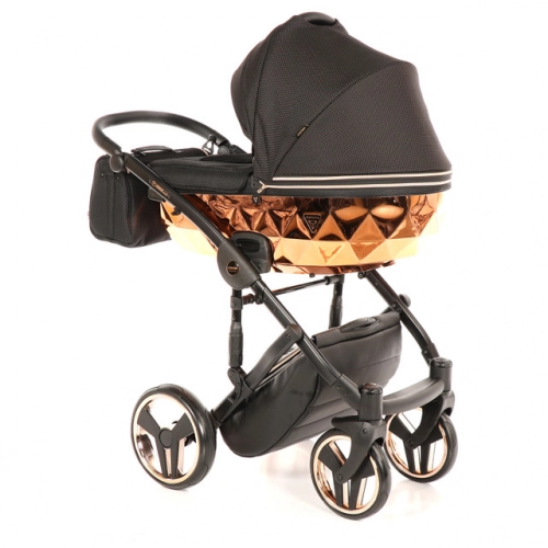 Junama Mirror Col.01 Rose gold Bērnu rati 3in1