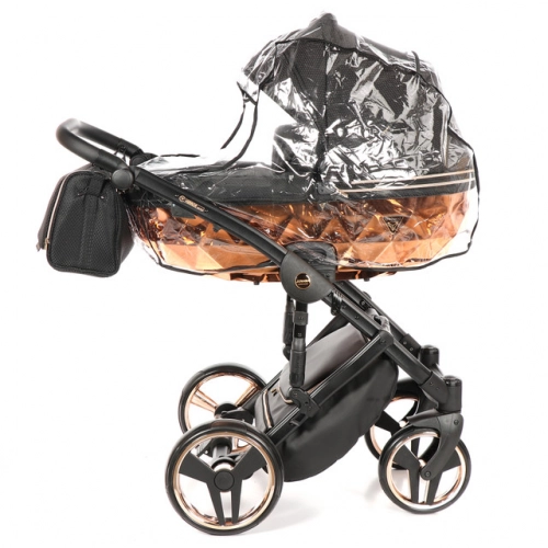 Junama Mirror Col.01 Rose gold Bērnu rati 3in1