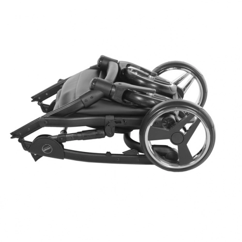 Junama Mirror Col.03 Black silver Детская коляска 3 в 1