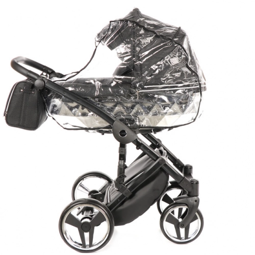 Junama Mirror Col.03 Black silver Детская коляска 3 в 1