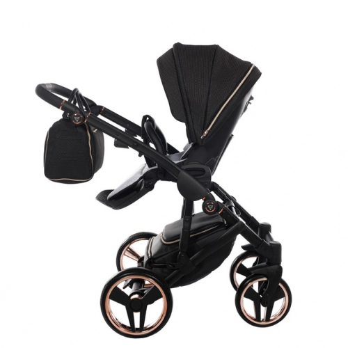 Junama Mirror Satin Col.02 Satin rose gold Bērnu rati 3in1