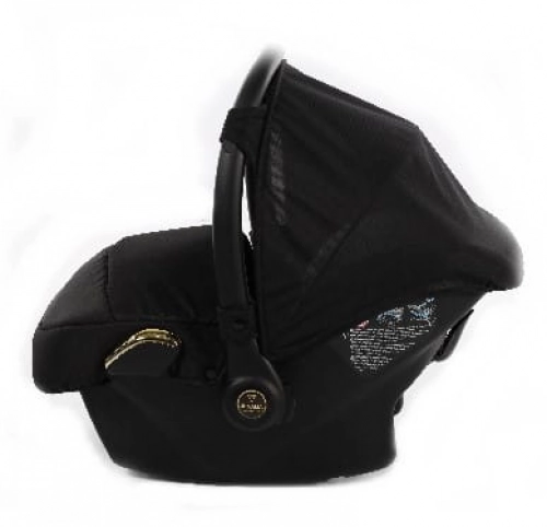 Junama Mirror Satin Col.03 Black gold Детская коляска 3 в 1