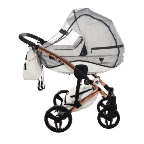 Junama S-Class 01 White Bērnu rati 3in1