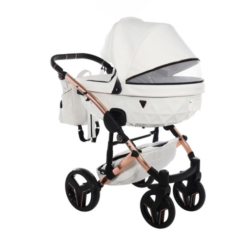 Junama S-Class 01 White Bērnu rati 3in1