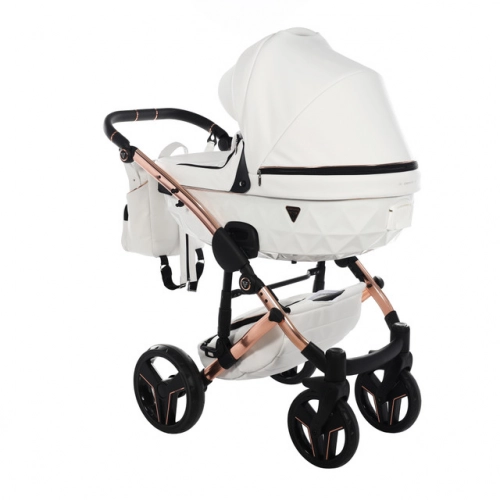 Junama S-Class 01 White Bērnu rati 3in1