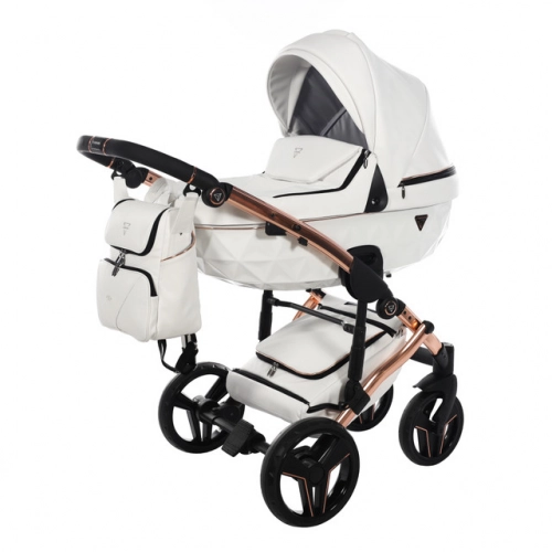 Junama S-Class 01 White Bērnu rati 3in1
