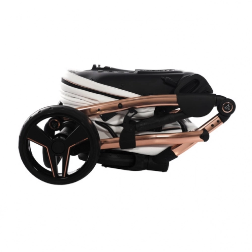 Junama S-Class 01 White Bērnu rati 3in1