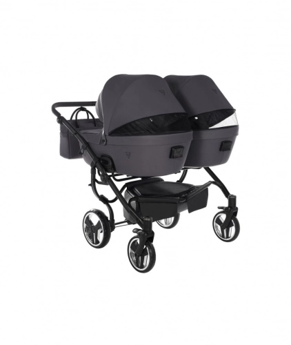 Junama Termo Line Tex Duo 02 Graphite grey Dvīņu rati 3in1