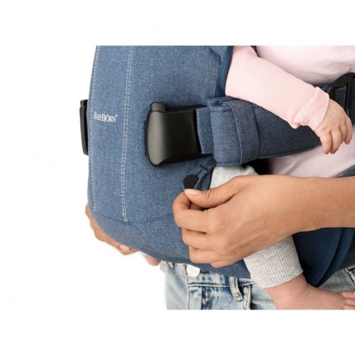 Кенгуру BabyBjorn Baby Carrier ONE Cotton Mix Classic Denim / Midnight Blue 098051