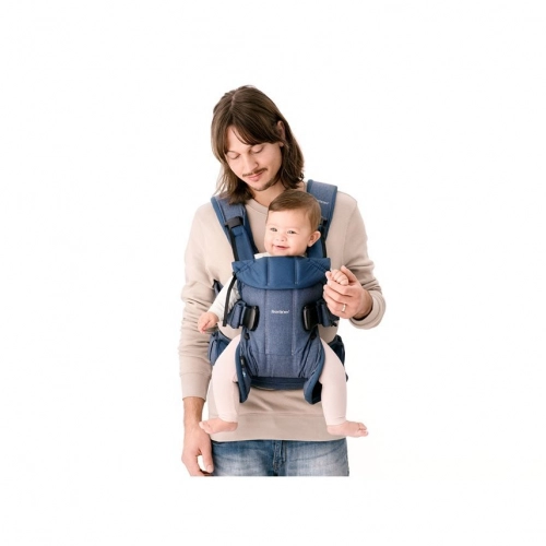 Кенгуру BabyBjorn Baby Carrier ONE Cotton Mix Classic Denim / Midnight Blue 098051