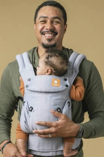 Ķengursoma Tula Baby Explore Linen Rain