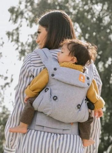 Ķengursoma Tula Baby Explore Linen Rain
