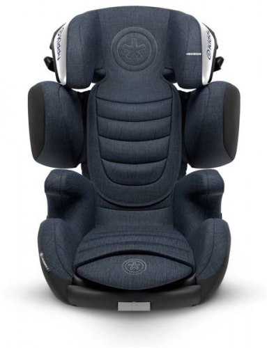 Kiddy Cruiserfix 3 Indigo Blue Melange - Ice Grey Bērnu autosēdeklis 15-36 kg