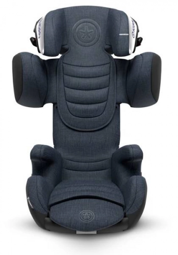 Kiddy Cruiserfix 3 Indigo Blue Melange - Ice Grey Bērnu autosēdeklis 15-36 kg