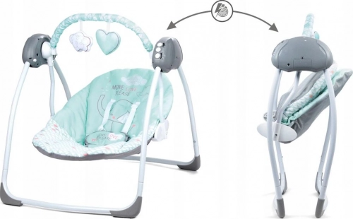 Kidwell Lupo Birch Mint Šūpuļkrēsls
