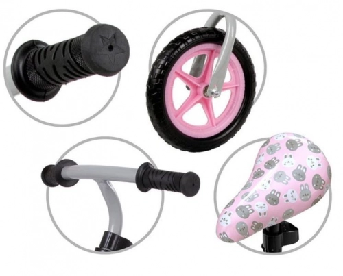 Kidwell Rebel White Bunny Balansa velosipēds
