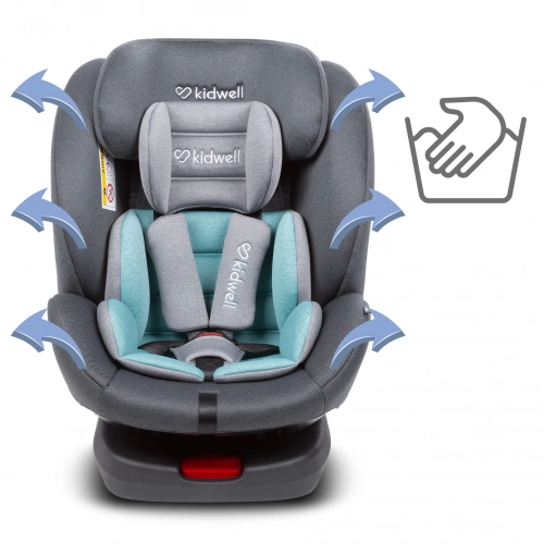 Kidwell Ventura 360 Dark grey Bērnu autosēdeklis 0-36 kg