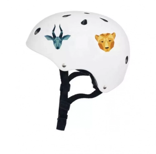 KinderKraft'18 Safety White Certificēta, regulējama ķivere bērniem (48-52)