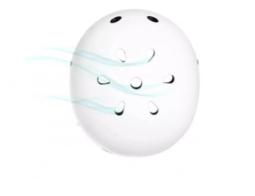 KinderKraft'18 Safety White Certificēta, regulējama ķivere bērniem (48-52)