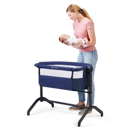 Kinderkraft Bea 2in1 Navy blue Bērnu gultiņa