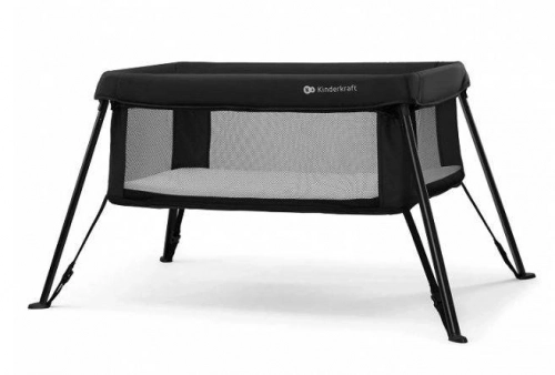 Kinderkraft Cami Black Кроватка-манеж для путешествий 3в1 2 уровня