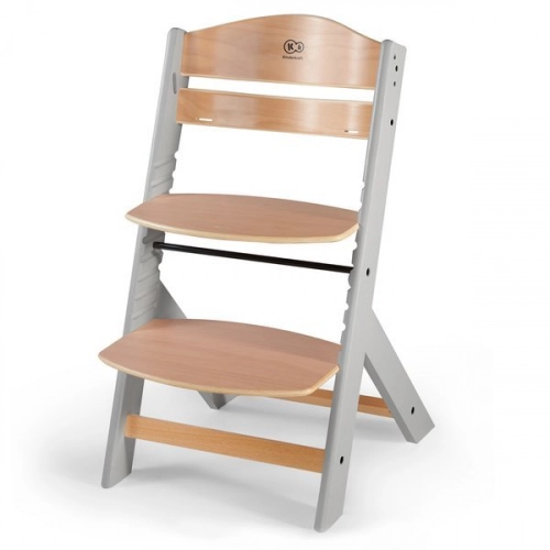Kinderkraft Enock Wood grey 3in1 Barošanas krēsliņš