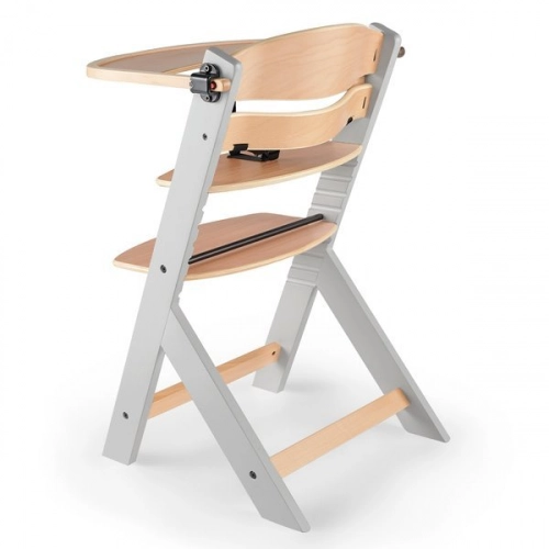 Kinderkraft Enock Wood grey 3in1 Barošanas krēsliņš