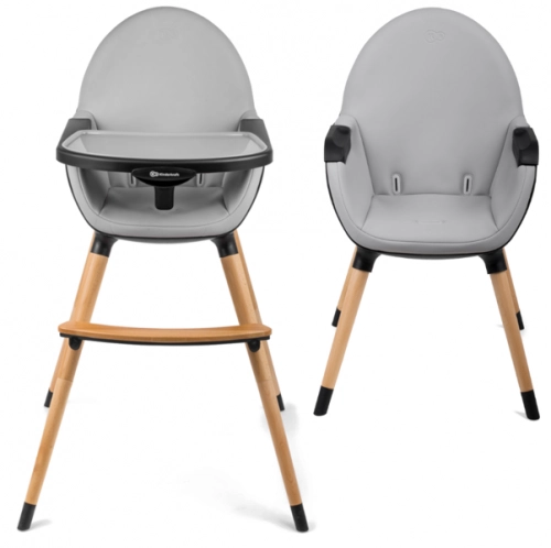 KinderKraft Fini Black 2 in 1 Barošanas krēsls