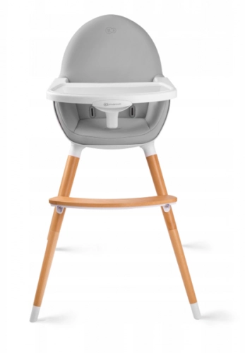 KinderKraft Fini Grey 2 in 1 Barošanas krēsls
