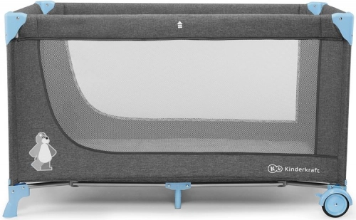 KinderKraft Joy Blue 2in1 Ceļojumu gulta-manēža