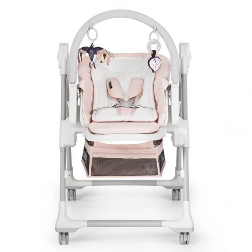 Kinderkraft Lastree 2in1 Pink Daudzfunkcionāls šūpuļkrēsliņš un barošanas krēsliņš