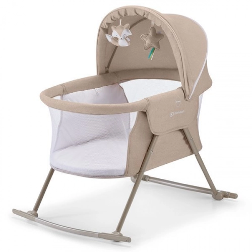 Kinderkraft Lovi Beige 3in1 Bērnu gulta-šūpulis