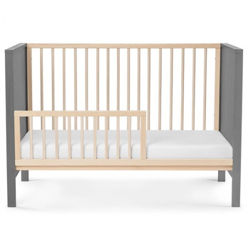 Kinderkraft Mia Grey Детская кроватка 2в1 + Матрас 120 x 60 см