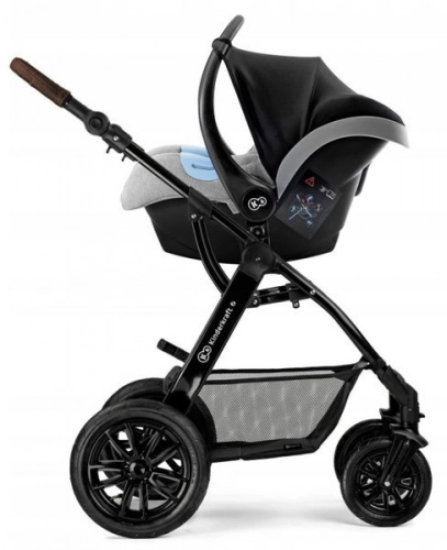 Kinderkraft Moov Grey melange Bērnu rati 3in1