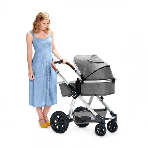 Kinderkraft Veo Grey Детская коляска 3 в 1