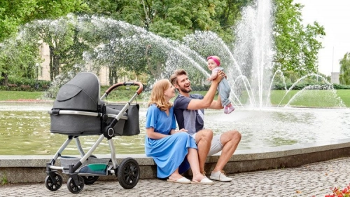 Kinderkraft Veo Grey Детская коляска 3 в 1
