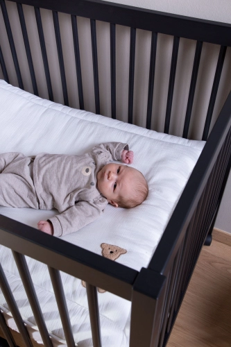 Koka manēža sētiņa Childhome Playpen 97 Wood Black