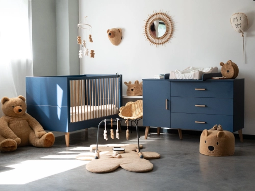 Комод c пеленальным столиком Childhome Bold Blue