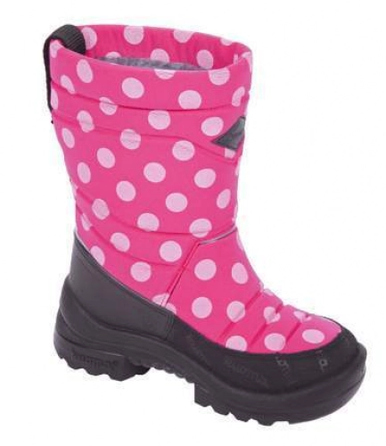 Kuoma Putkivarsi Pink dots Bērnu ziemas zābaki Ar siltinājumu: līdz -30C