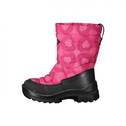 Kuoma Putkivarsi Pink heart Bērnu ziemas zābaki Ar siltinājumu: līdz -30C
