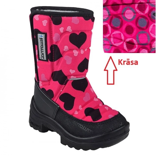 Kuoma Tarravarsi Pink ball Bērnu ziemas zābaki Ar siltinājumu: līdz -30C