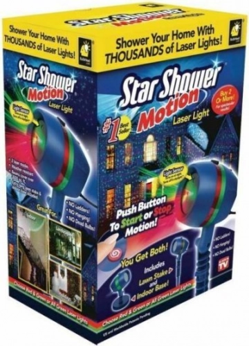 Лазерный Проектор Star Shower Motion 2 режима