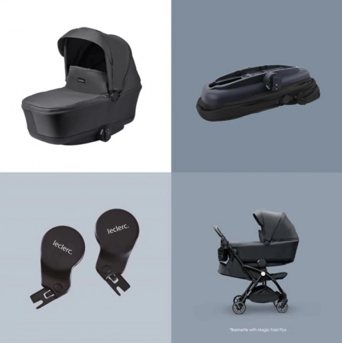 Leclerc Baby Influencer Grey Melange Bērnu rati 2in1